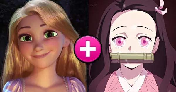 Everyone Is 50% Disney Princess And 50% Anime Character - Here's Your Combo